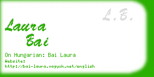 laura bai business card